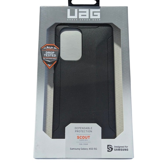 R1-O UAG Urban Armour Gear Scout Case‎ For Samsung Galaxy A53 5G In Black - Picture 1 of 2